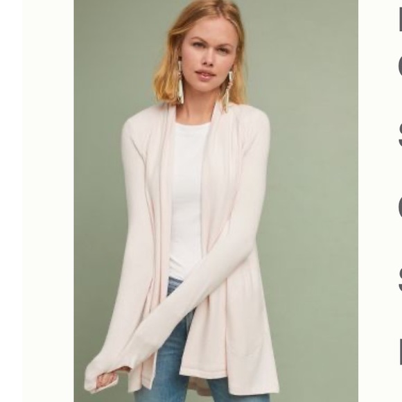 Anthro | Saturday Sunday Brushed Fleece Cardigan - Picture 1 of 8